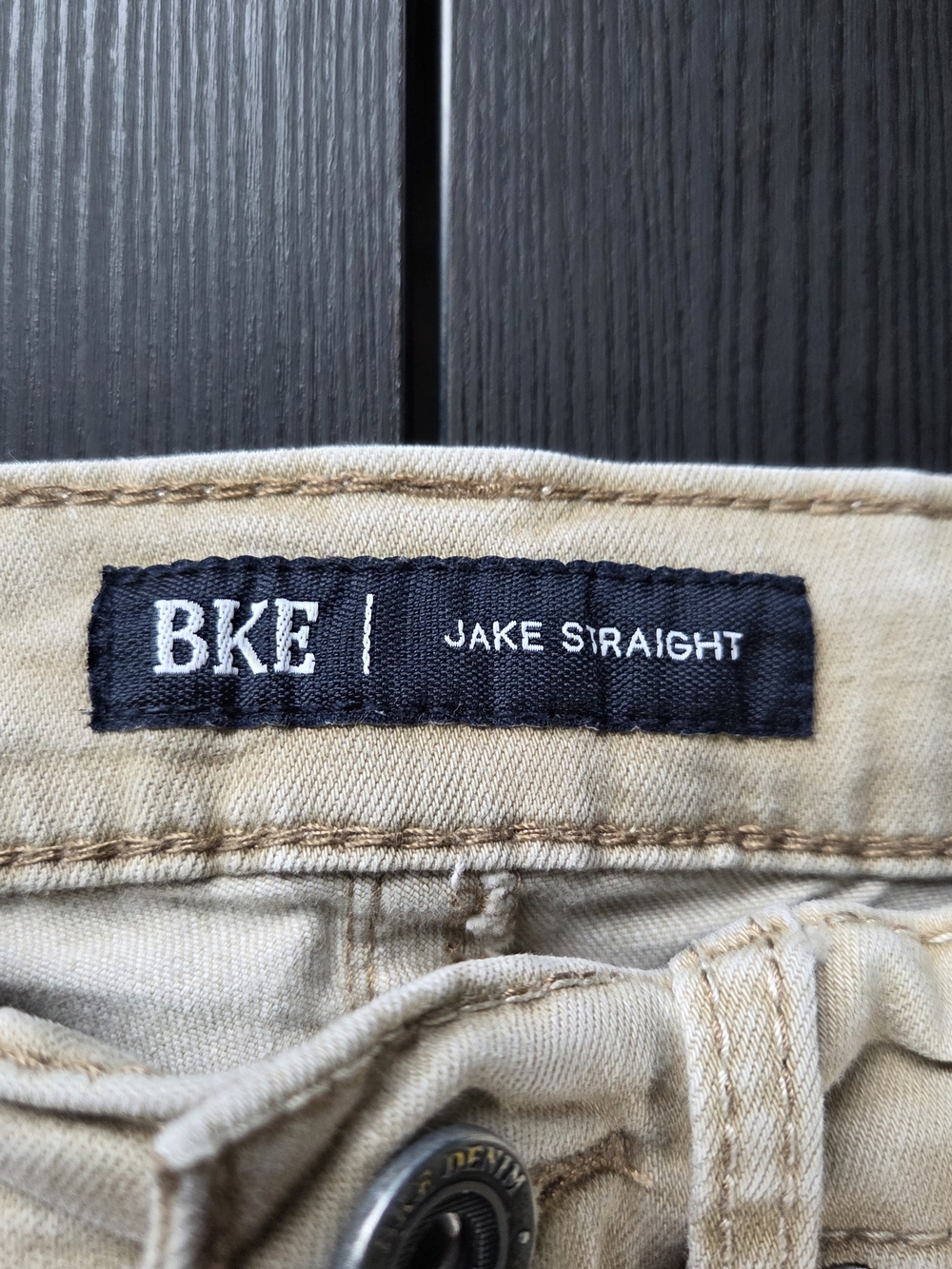 BKE Mens Jake Straight Tan Denim 5 Pocket Pants Size 29 x 32 - Picture 8 of 13